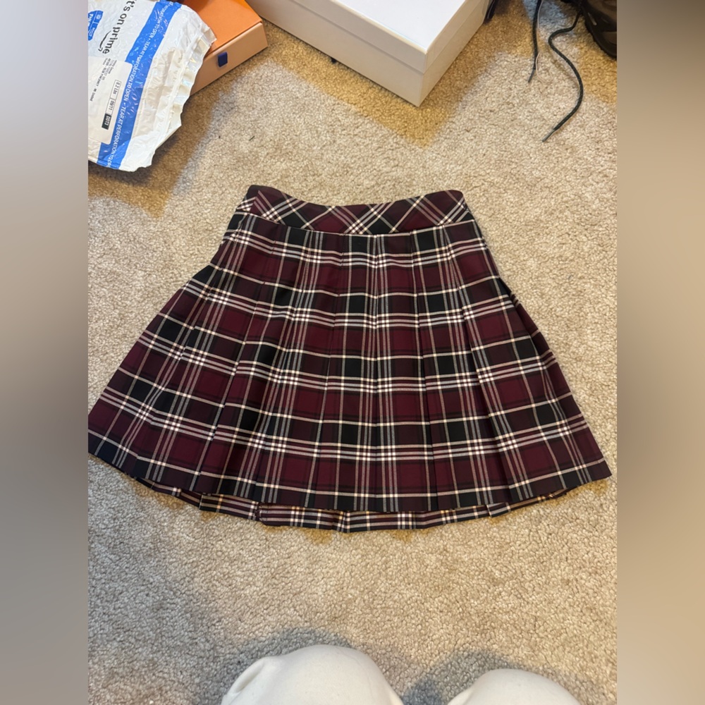 Aritzia Sunday Best Olive Mini Skirt